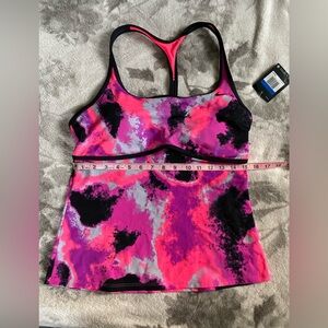 Nike Pink and Black Athletic Tank